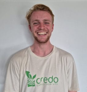 Jye Stephens wearing a Credo UTS t-shirt